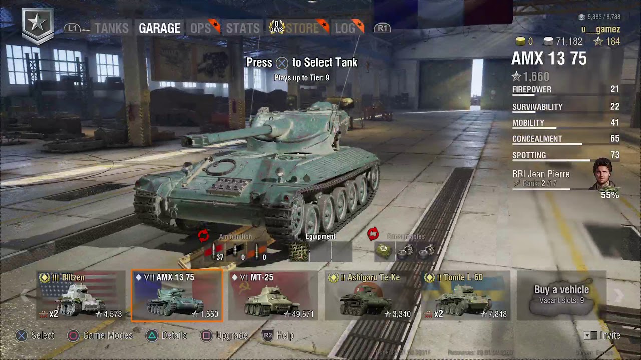 [PS4] WoT Grinding for higher tiers (part 10) YouTube