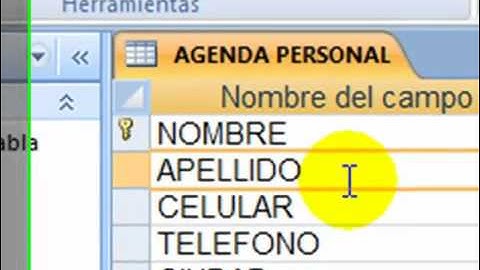 COMO CREAR UNA BASE DE DATOS EN ACCESS 2007
