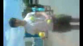 Robert juggling