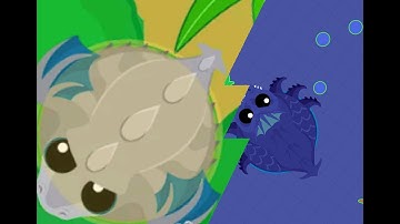 Mope.io/ only ocean animals challenge/ t-rex kills black dragon/