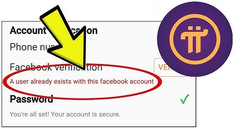 How To Fix Pi Network App A user already exists with this facebook account Problem Solved