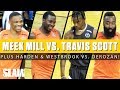 Travis scott  meek mill square off james harden russell westbrook  more