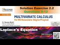 Multivariate Calculus | Ex 2.2 (9-12) | Dr. Nauman Khalid
