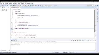 Part 14 Constructor and vs this java