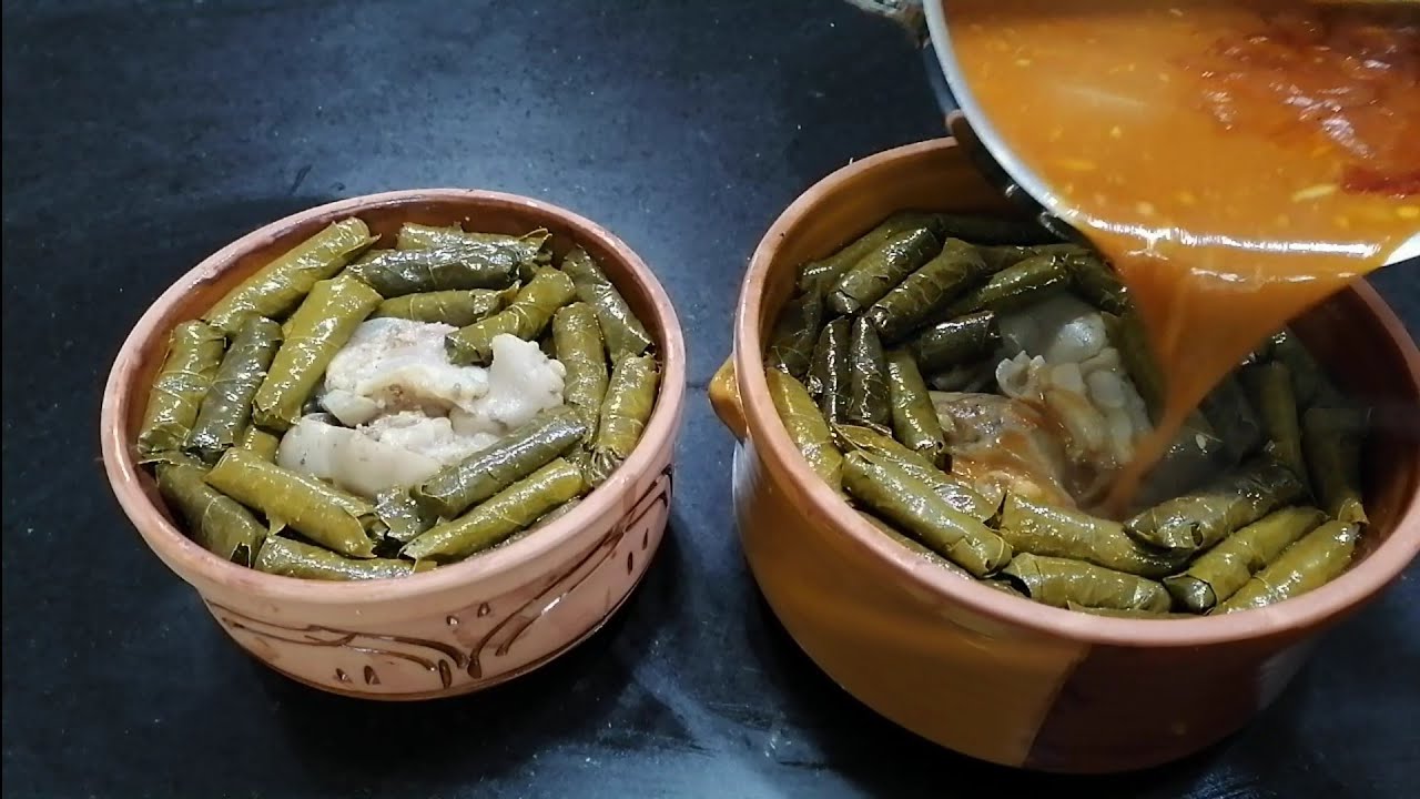 احلى طاجن ورق العنب بالكوارع والله من جماله مش عارفه اسميه ايه