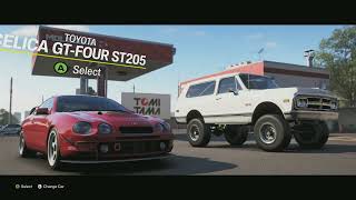 Forza Horizon 6 - Choose First Car: Nissan Silvia K'S | Toyota Celica GT-Four ST 205 or GMC Jimmy