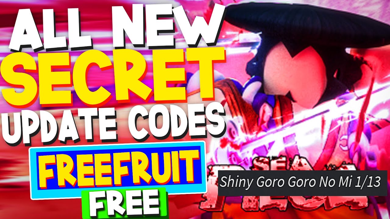 ALL NEW *SECRET* UPDATE CODES in SEA PIECE CODES! (Sea Piece Codes