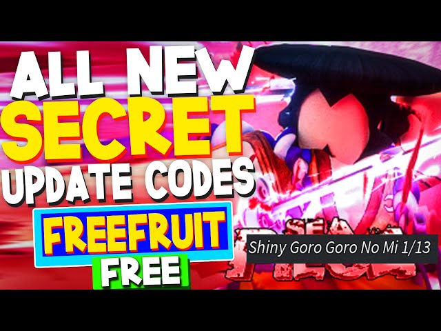 SEA PIECE ALL NEW UPDATE CODES, FRUIT CODES & SECRET CODES FOR OCTOBER 2022