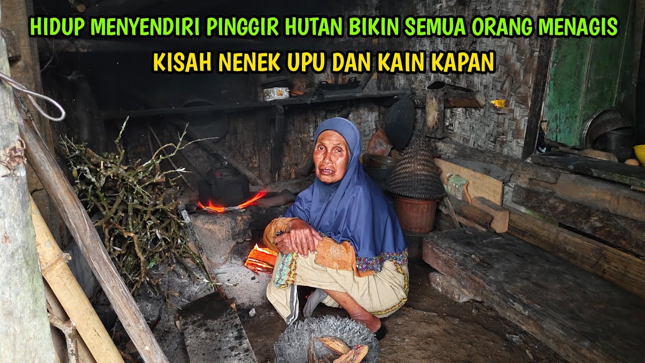 Tak Disangka‼️Niat Mau Berteduh Jumpa Seorang Nenek Tua Renta Tinggal Sendirian Pinggir Hutan