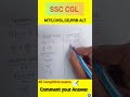 Maths Short Tricks ||SSC CGL,MTS,CHSL, GD, RRB.||#ssc #education#ytshorts#shorts#video #trending #yt