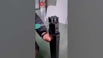 How to install the rolling rods on the sit stand desk frame zz002 model