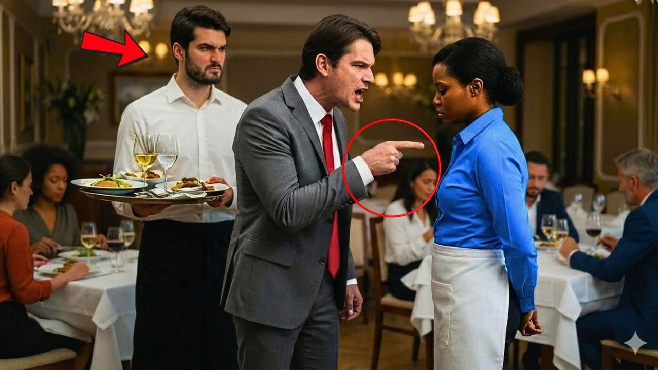 Un milliardaire déguisé en serveur surprend un gérant humiliant sa meilleure employée devant tous!!!