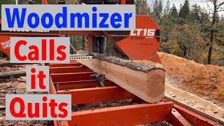 Woodmizer Ends Resharp Blade Sharpening  & A Milling Video