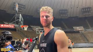 Caleb Furst After Day 1 of Purdue Preseason Practice
