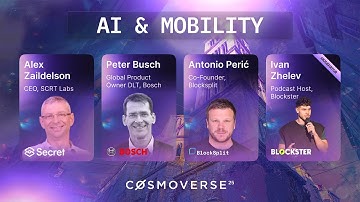 Autonomous Everything: AI, Agents & Mobility – Bosch, Secret Network, Blocksplit at Cosmoverse 2025