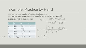 Linear Regression--including StatCrunch (Part 1)