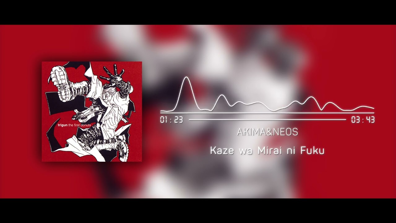 AKIMA & NEOS BITE MASTAR 美品 Trigun Ending | AKIMA & NEOS - Kaze wa Mirai ni Fuku (Instrumental