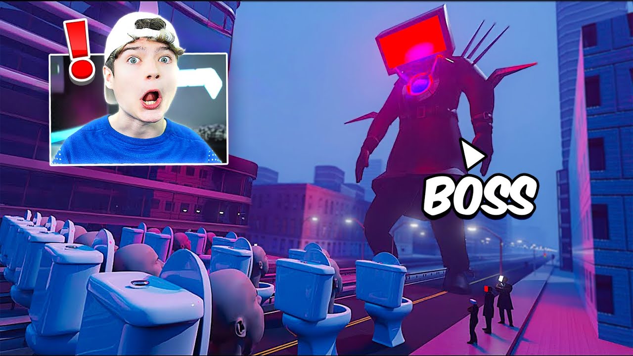 TV-MAN vs SKIBIDI TOILETS in Roblox!