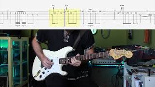 Video thumbnail of "Blackmore's Night - The Circle live in York guitar solo LESSON"