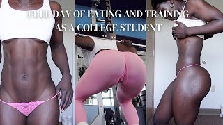Full Day Of Eating And Training To Build Muscle As A College Student Physique Update Workout