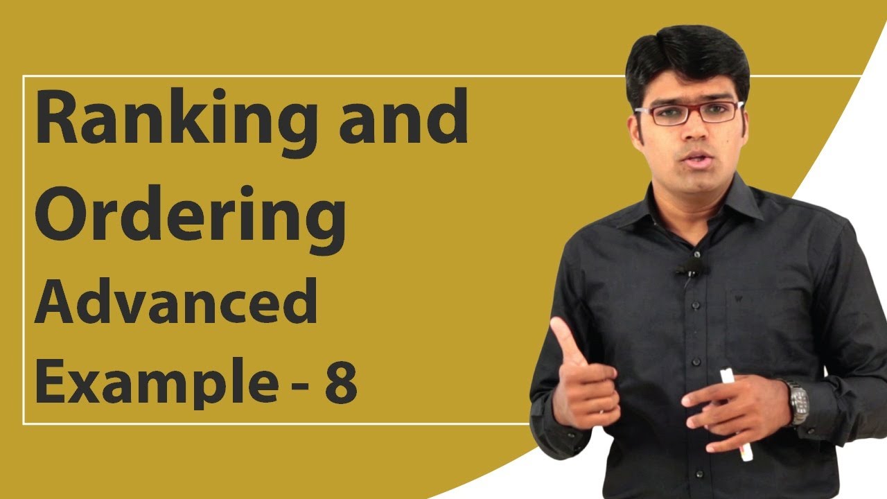 sbi po 2017 analysis Ranking and Ordering | Advanced Example - 8 | TalentSprint