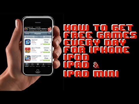 How to Get FREE Games Every Day for your iPhone/iPod/iPad/iPad Mini