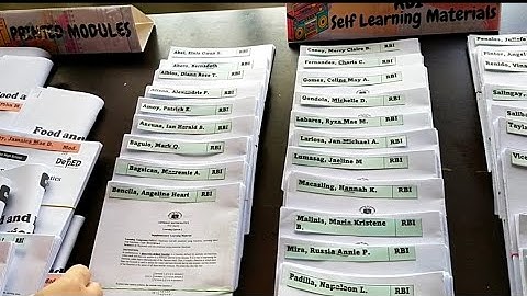 DISTRIBUTION AND RETRIEVAL OF MODULE I 2021 MONHS I