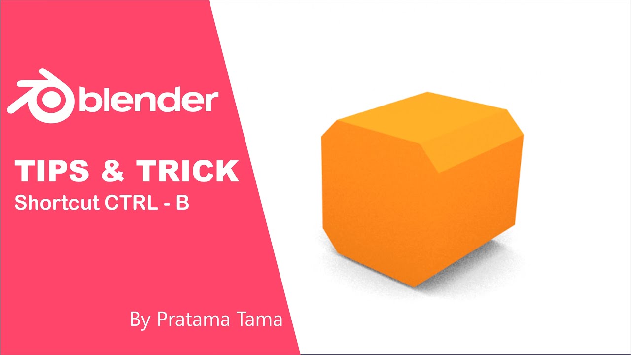 TIPS & TRICK BLENDER 3D FUNGSI CTRL B YouTube