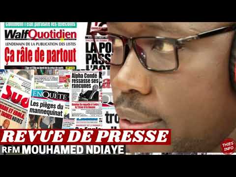 REVUE DE PRESSE RFM, REVUE DE PRESSE AUJOURDHUI 04 01 2024