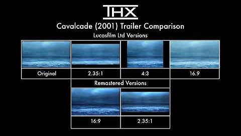 THX Cavalcade (2001) Trailer Comparison