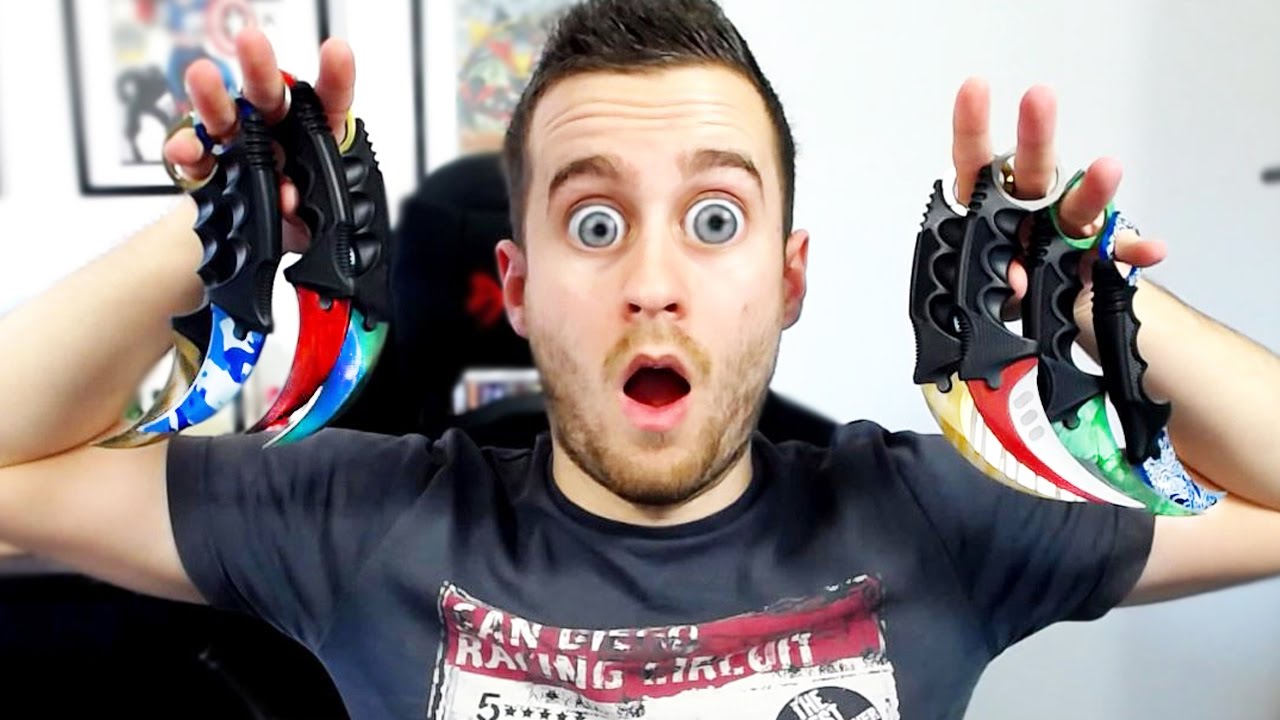 J'AI RECU 12 KNIVES CSGO IRL !! (Unboxing) - YouTube