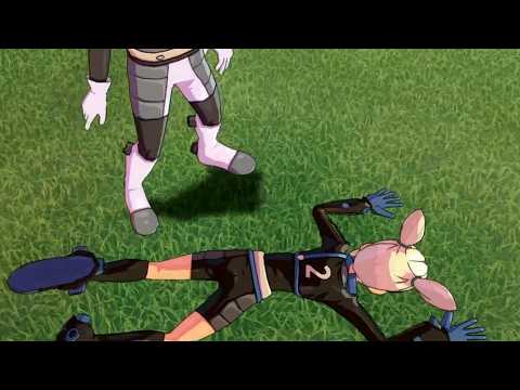 【flattened】Melfe 6 Squish Move Inazuma Eleven Victory Road メルフェ【平面化】