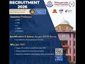 Thiagarajar college of engineering aided college recruitment 2026 #facultyrecruitment #tamilnadujobs