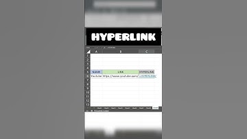 How to use Hyperlink in excel #exceltutorial #microsoftexcel #excel #excelhacks #shorts #exceltips