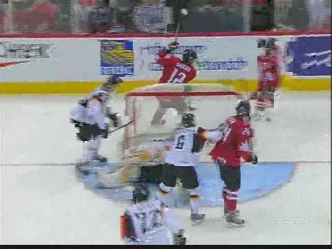 Grubauer Makes a Great Save on Sonne - World Junio...