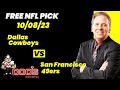 NFL Picks - Dallas Cowboys vs San Francisco 49ers Prediction, 10/8/2023 Week 5 NFL Expert Best Bets