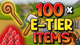 100 x 2 BEST TIER ITEMS CRAFTING SESSION (ft. @kelczi ) screenshot 3