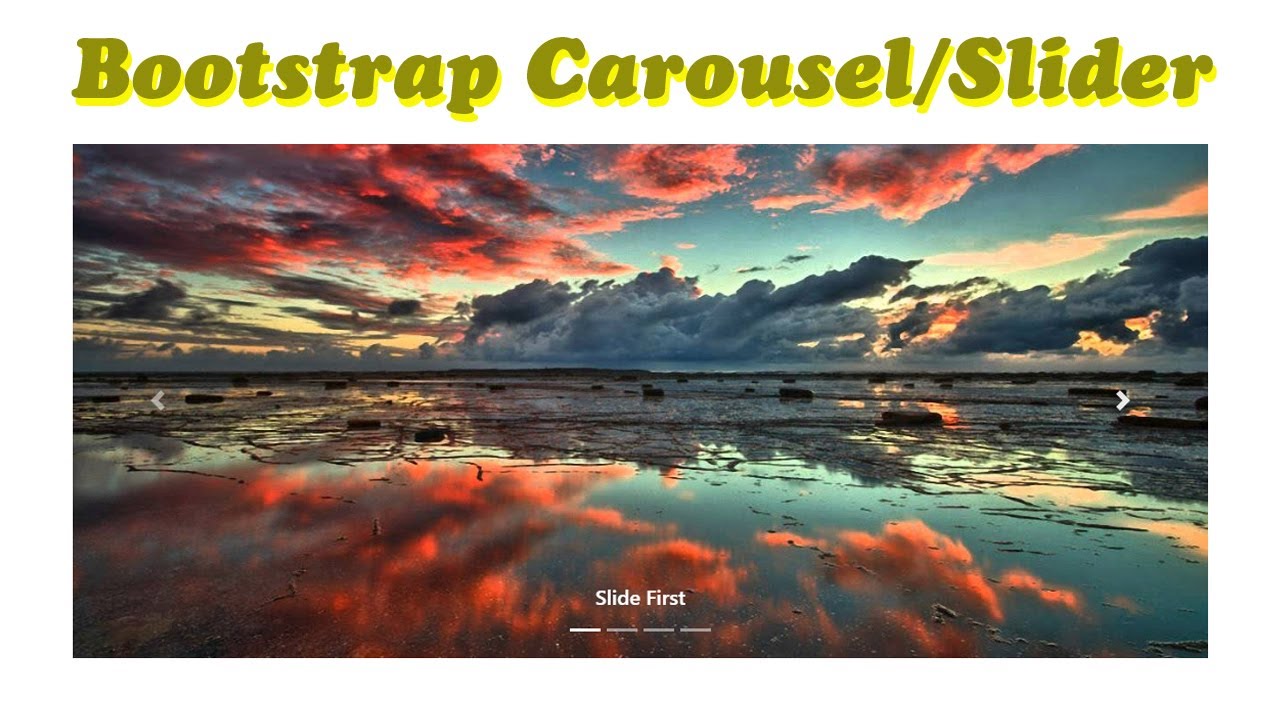 How To Create Bootstrap Carousel/Slider Using Bootstrap Framework | HTML Tutorial