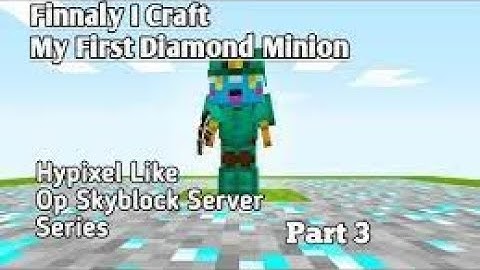 Crafting Carrot Minion And Getting Diamond Minion For Free In Redesky skyblockPART 3