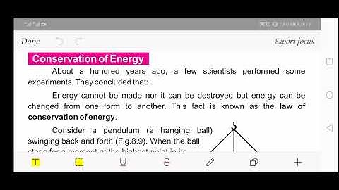 Law of Conservation Of Energy
