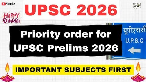 ⚡Targeting UPSC 2026 | Most Important Subjects for Prelims | GS & CSAT Strategy | #upsc 