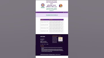 # Gate 2026 ( Graduate Aptitude Test In Engineering) Organizing Institute, IIT GUWAHATI..