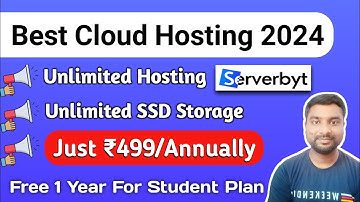 Serverbyt - Best Cloud Hosting 1Year Plan Just ₹499 Only |  Best Web Hosting Service - SmartHindi