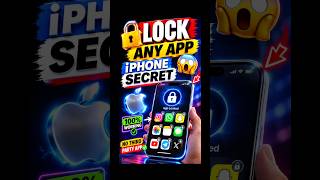 🔐Lock Instagram & Any App on iPhone.No Third-Party App!#iphonetips #instagramlock #applock #shorts