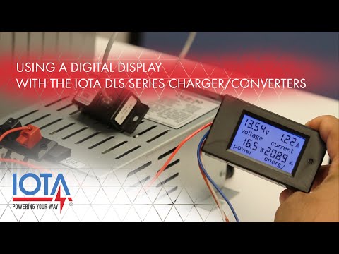 Using a Digital Display with an IOTA DLS Charger / Converter