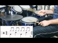 TEORIA MUSICAL Aplicada na bateria - Partitura - COMPASSOS - Pt 2 - BATERIA INTERATIVA