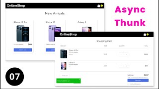 Complete Shopping Cart 🛒 - 7 createAsyncThunk | React and Redux Toolkit Course 🔥