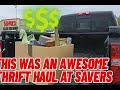 WE HAD A GOOD DAY AT SAVERS THRIFT STORE FINDING ITEMS TO RESELL ON EBAY!