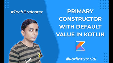 L-24: Primary constructor with default value in kotlin
