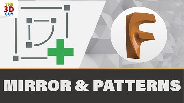 Using Mirror and Pattern Sketches: A Fusion 360 Tutorial